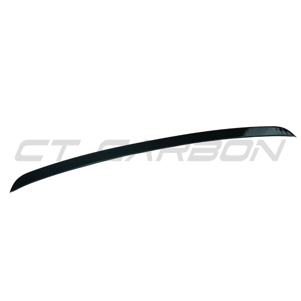 VOLKSWAGEN GOLF R/GTD/GTI MK7/7.5 2014-2020 GLOSS BLACK SPOILER - TC STYLE-Spoiler-BLAK BY CT-CT Carbon - High-quality carbon fiber and gloss black aerodynamic parts for premium sports and luxury vehicles.