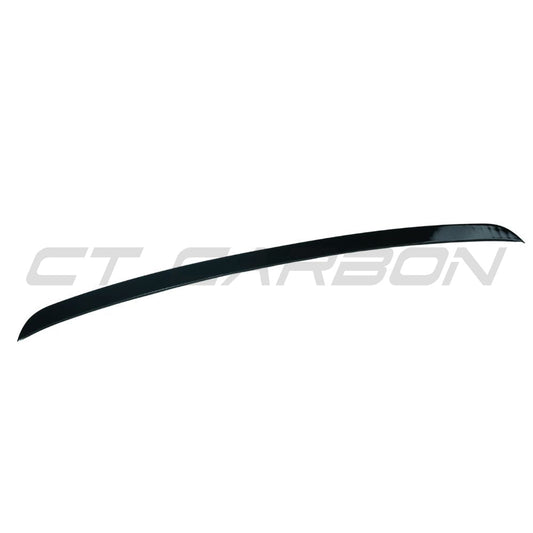 VOLKSWAGEN GOLF R/GTD/GTI MK7/7.5 2014-2020 GLOSS BLACK SPOILER - TC STYLE-Spoiler-BLAK BY CT-CT Carbon - High-quality carbon fiber and gloss black aerodynamic parts for premium sports and luxury vehicles.