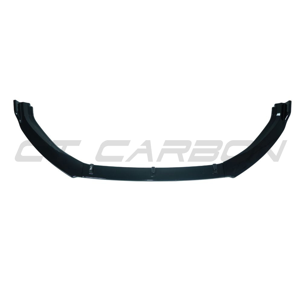 VOLKSWAGEN GOLF MK7 GLOSS BLACK SPLITTER-Splitter-BLAK BY CT-CT Carbon - High-quality carbon fiber and gloss black aerodynamic parts for premium sports and luxury vehicles.
