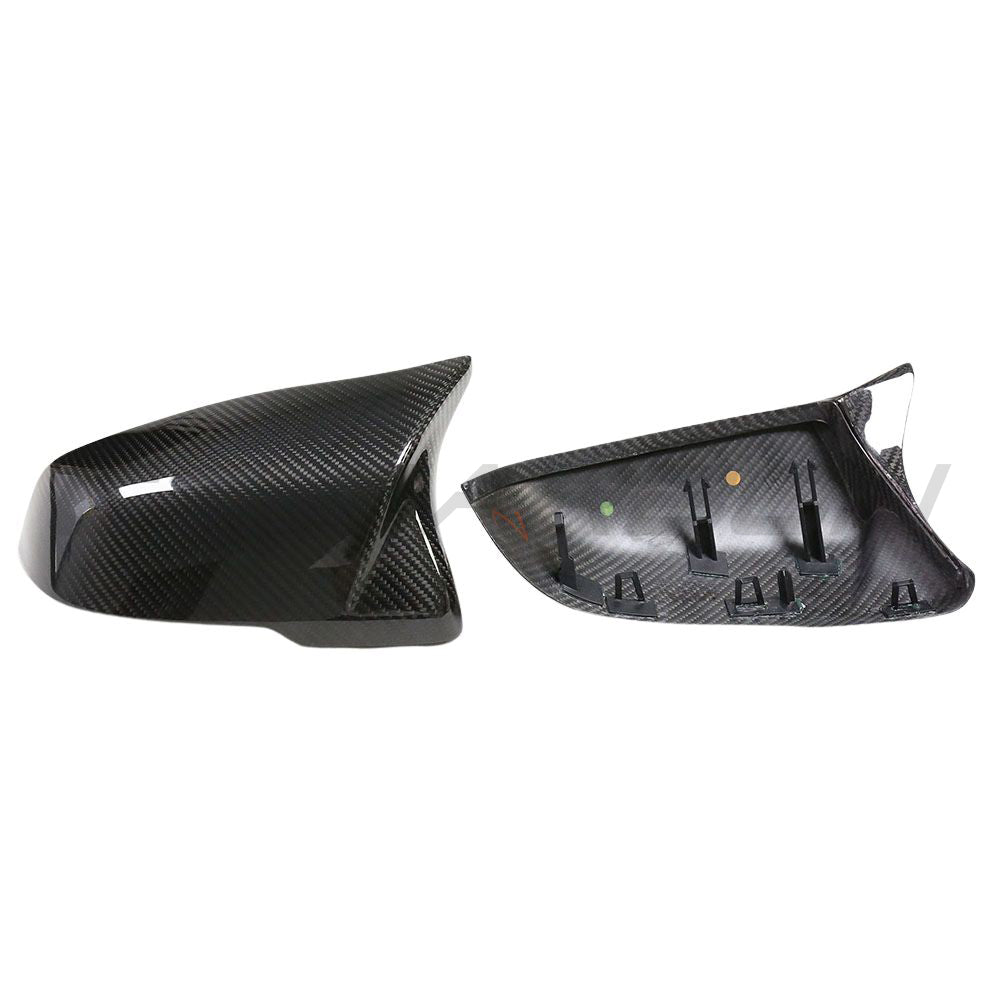 TOYOTA SUPRA A90 CARBON FIBRE MIRRORS - M-STYLE-Accessories-CT CARBON-CT Carbon - High-quality carbon fiber and gloss black aerodynamic parts for premium sports and luxury vehicles.