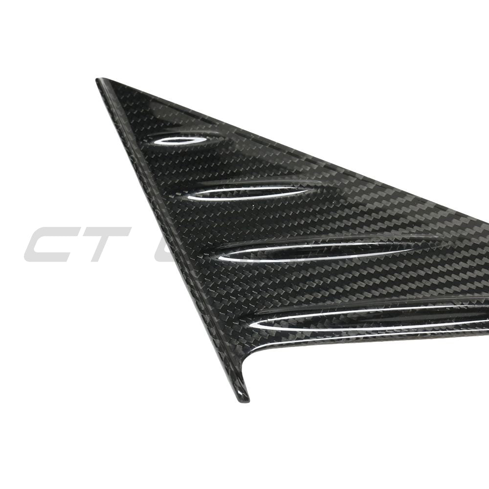 BMW M4 G82/G83 CARBON FIBRE MIRROR PILLAR TRIM-Accessories-CT CARBON-CT Carbon - High-quality carbon fiber and gloss black aerodynamic parts for premium sports and luxury vehicles.
