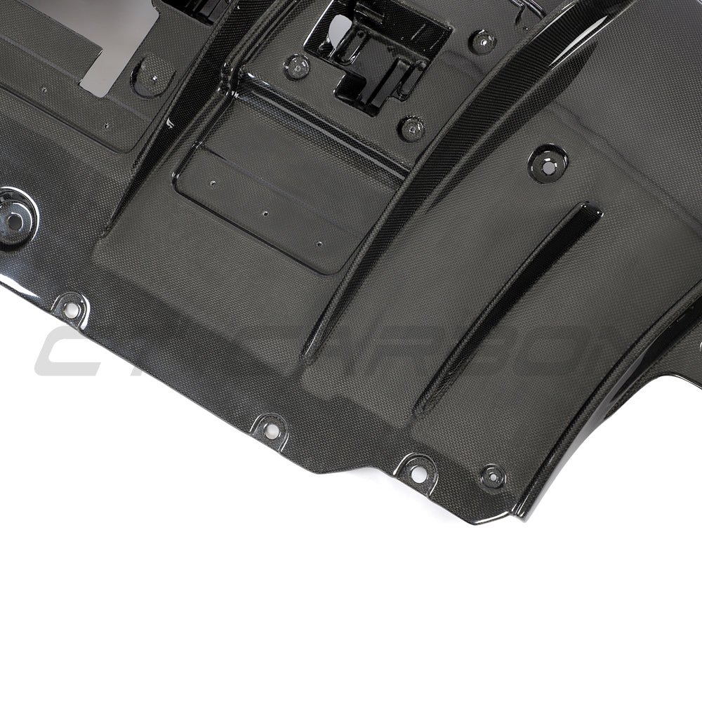 FERRARI F8 2019-2023 CARBON FIBRE DIFFUSER-Diffuser-CT CARBON-CT Carbon - High-quality carbon fiber and gloss black aerodynamic parts for premium sports and luxury vehicles.