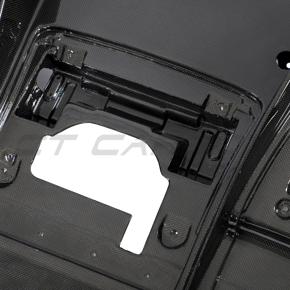 FERRARI F8 2019-2023 CARBON FIBRE DIFFUSER-Diffuser-CT CARBON-CT Carbon - High-quality carbon fiber and gloss black aerodynamic parts for premium sports and luxury vehicles.