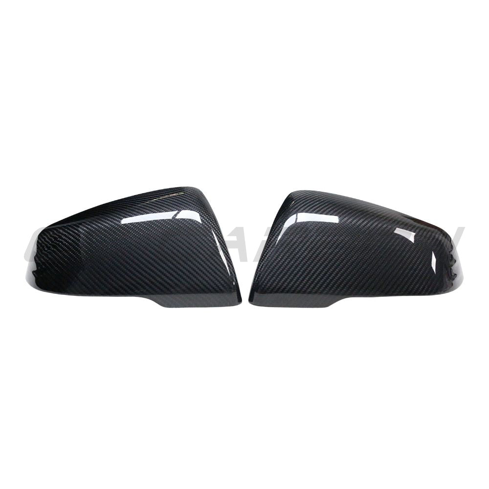 TOYOTA SUPRA A90 CARBON FIBRE MIRRORS-Accessories-CT CARBON-CT Carbon - High-quality carbon fiber and gloss black aerodynamic parts for premium sports and luxury vehicles.