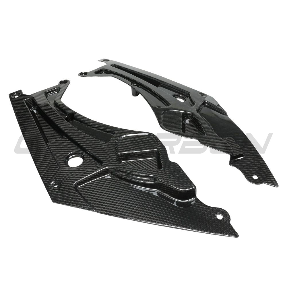BMW M3 & M4 G80/G81/G82/G83 CARBON FIBRE HEADLIGHT COVER-Accessories-CT CARBON-CT Carbon - High-quality carbon fiber and gloss black aerodynamic parts for premium sports and luxury vehicles.
