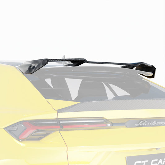 LAMBORGHINI URUS PERFORMANTE CARBON FIBRE SPOILER - CT DESIGN-Spoiler-CT CARBON-CT Carbon - High-quality carbon fiber and gloss black aerodynamic parts for premium sports and luxury vehicles.