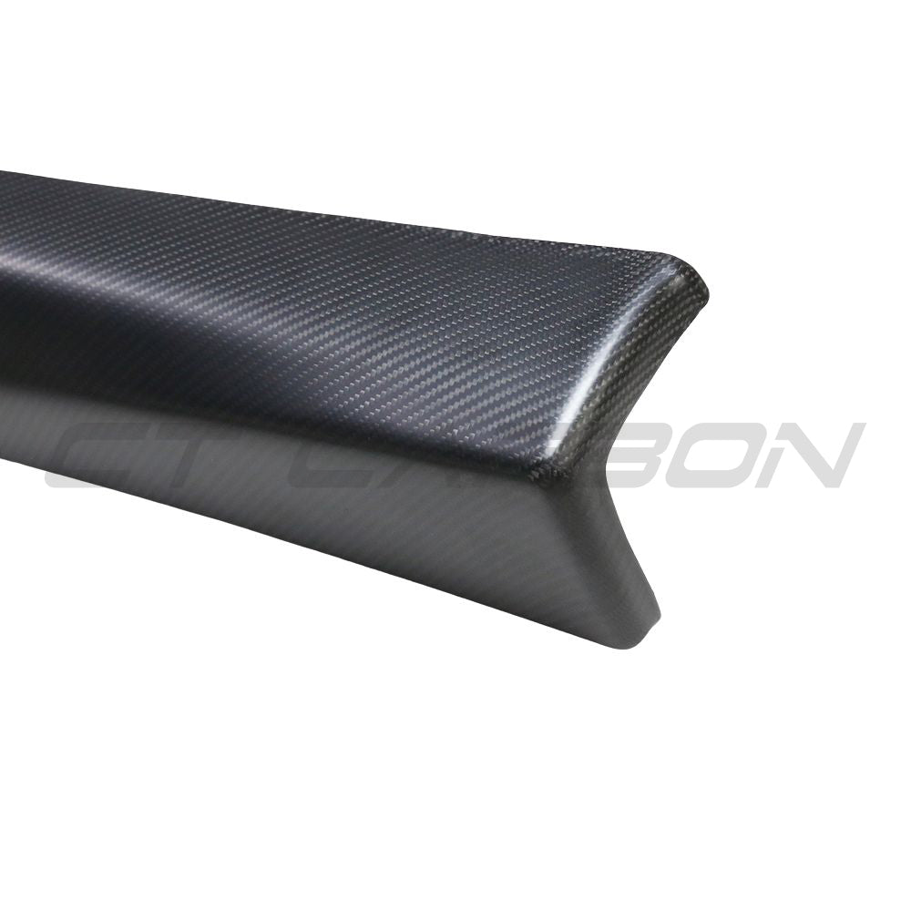 TESLA MODEL 3 2017-2023 CARBON FIBRE INTERIOR DOOR PANEL TRIM ADD ON-Accessories-CT CARBON-CT Carbon - High-quality carbon fiber and gloss black aerodynamic parts for premium sports and luxury vehicles.