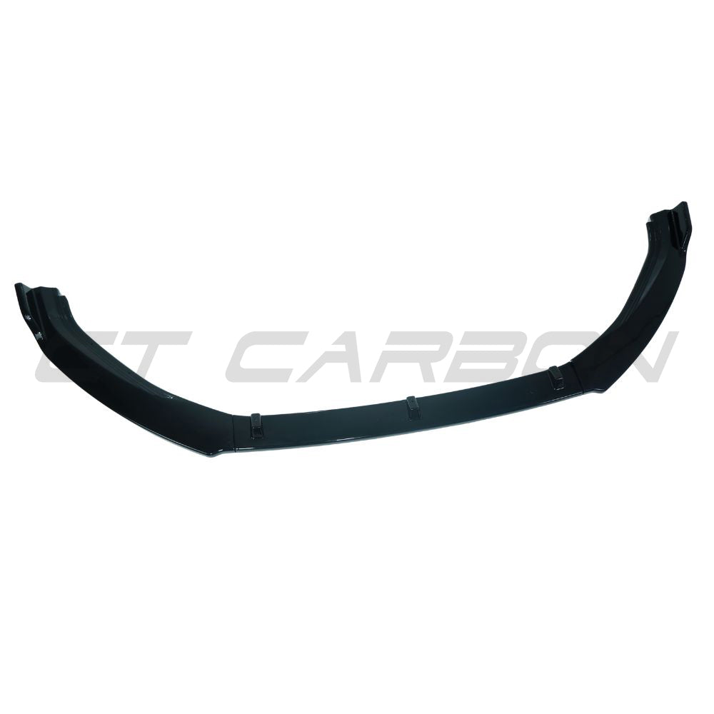 VOLKSWAGEN GOLF MK7 GLOSS BLACK SPLITTER-Splitter-BLAK BY CT-CT Carbon - High-quality carbon fiber and gloss black aerodynamic parts for premium sports and luxury vehicles.