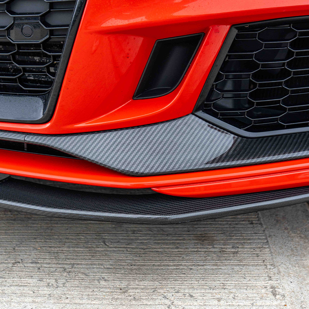 AUDI RS3 8V FACELIFT CARBON FIBRE BUMPER TRIM-Accessories-CT CARBON-CT Carbon - High-quality carbon fiber and gloss black aerodynamic parts for premium sports and luxury vehicles.