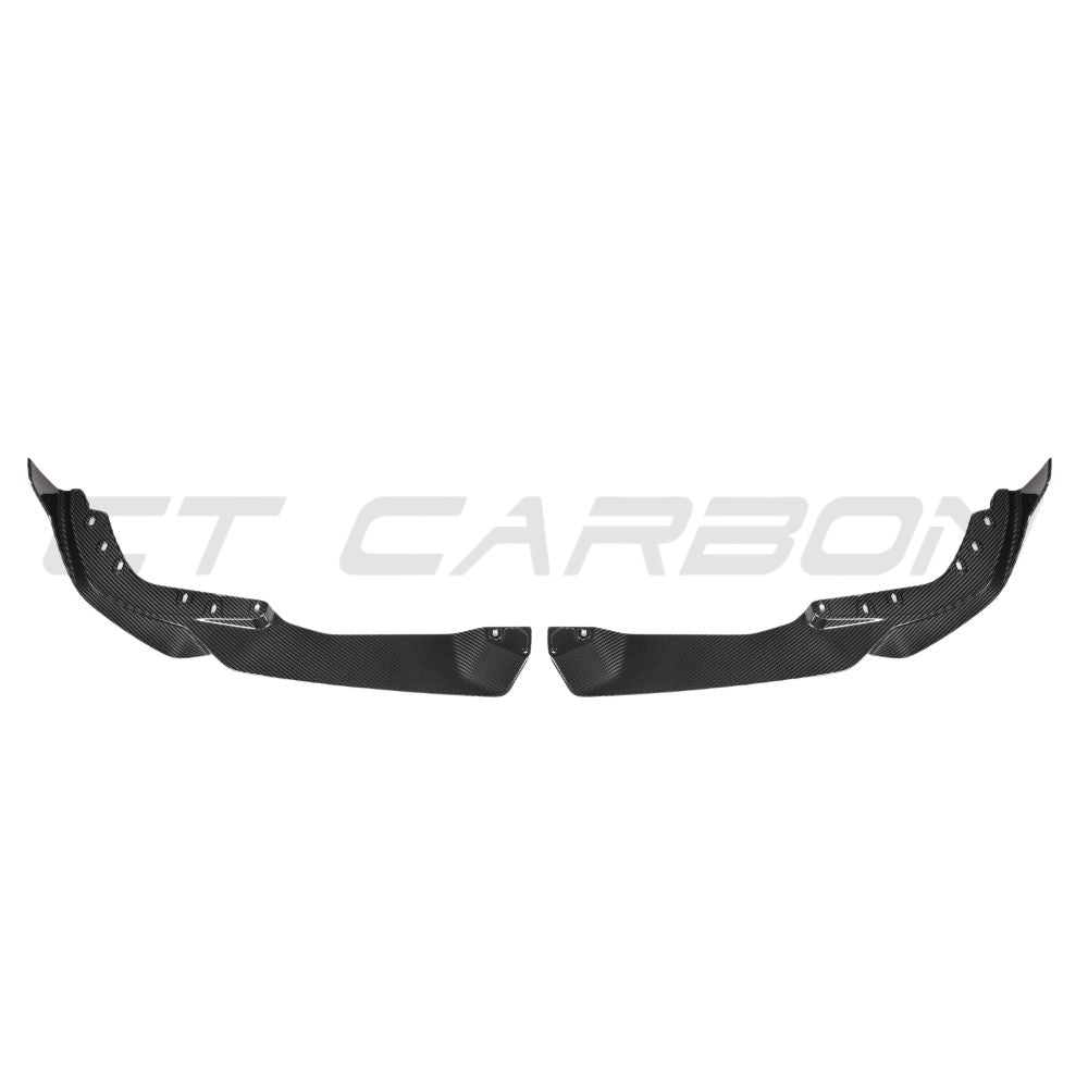 BMW 3 SERIES G20/G21 CARBON FIBRE SPLITTER - MP-Splitter-CT CARBON-CT Carbon - High-quality carbon fiber and gloss black aerodynamic parts for premium sports and luxury vehicles.