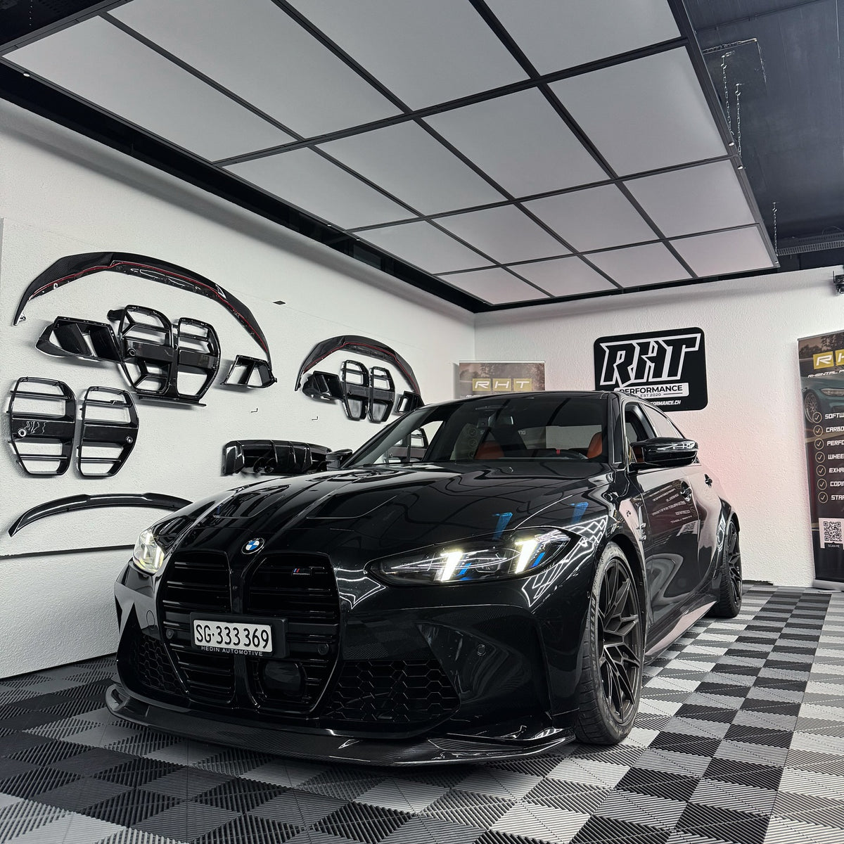 BMW M3/M4 G8X Carbon Frontsplitter – RHT V2