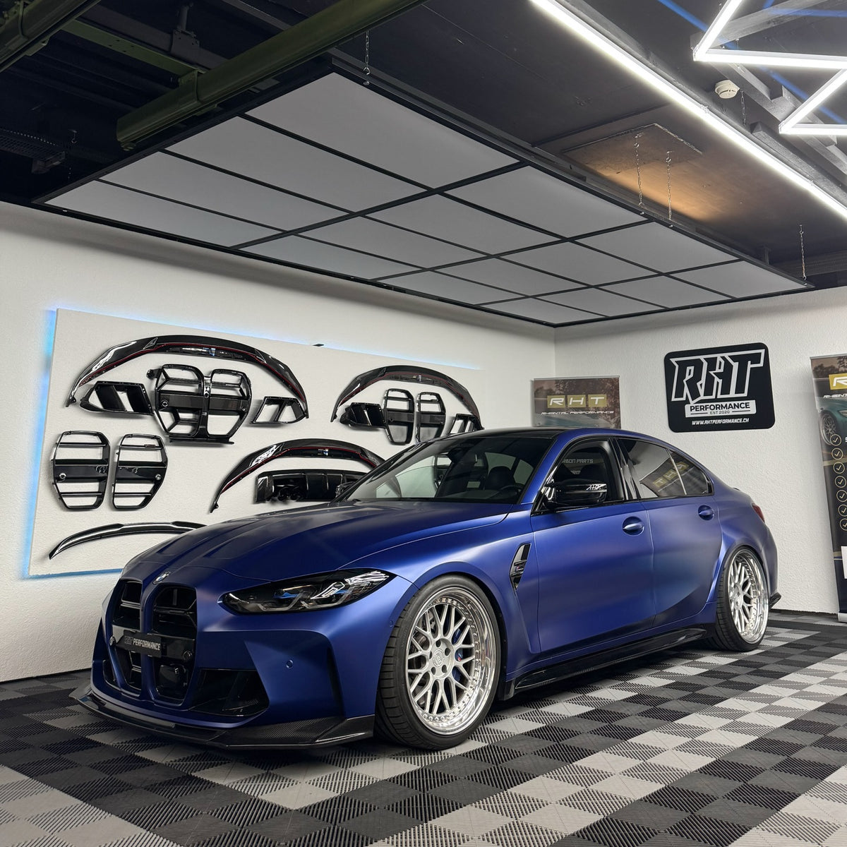 BMW M3/M4 G8X VR1 Dry Carbon Frontsplitter – 3-teilig