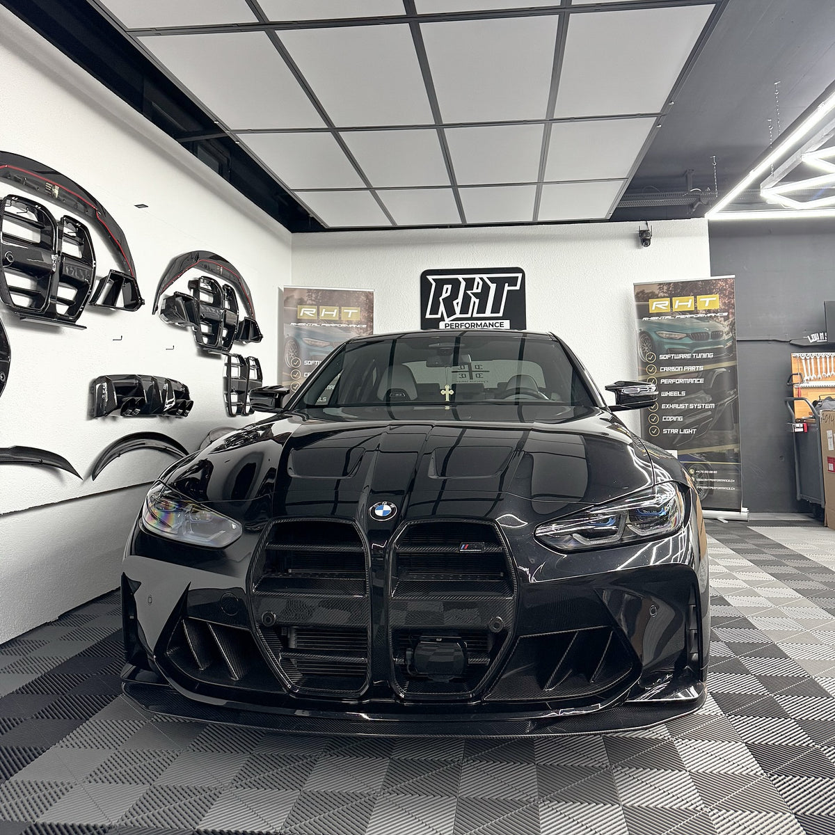 BMW M3/M4 G8X Twin Fin Dry Carbon Lufteinlässe