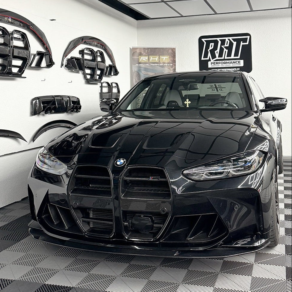 BMW M3/M4 G8X Twin Fin Dry Carbon Lufteinlässe