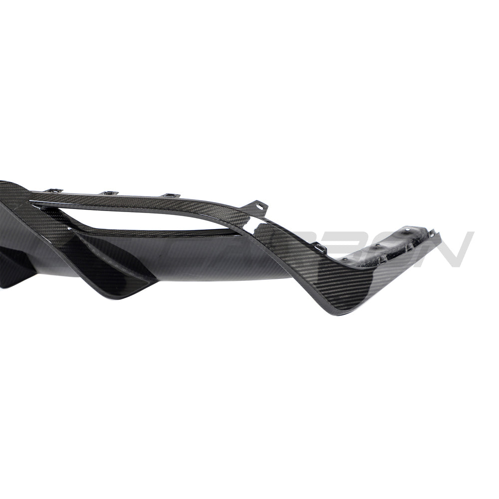 TESLA MODEL 3 2023+ CARBON FIBRE DIFFUSER - V1-Diffuser-CT CARBON-CT Carbon - High-quality carbon fiber and gloss black aerodynamic parts for premium sports and luxury vehicles.