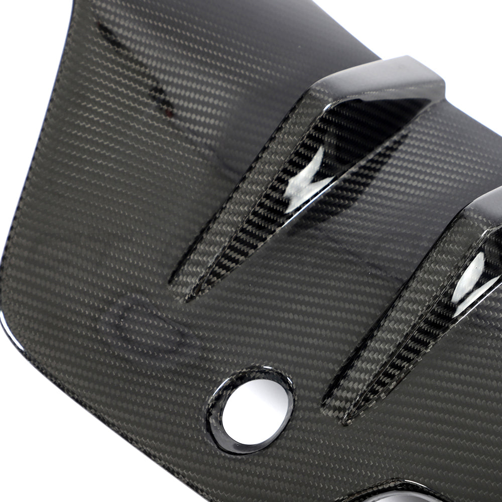 TOYOTA SUPRA 2019+ A90 CARBON FIBRE DIFFUSER ADD ON-Diffuser-CT CARBON-CT Carbon - High-quality carbon fiber and gloss black aerodynamic parts for premium sports and luxury vehicles.