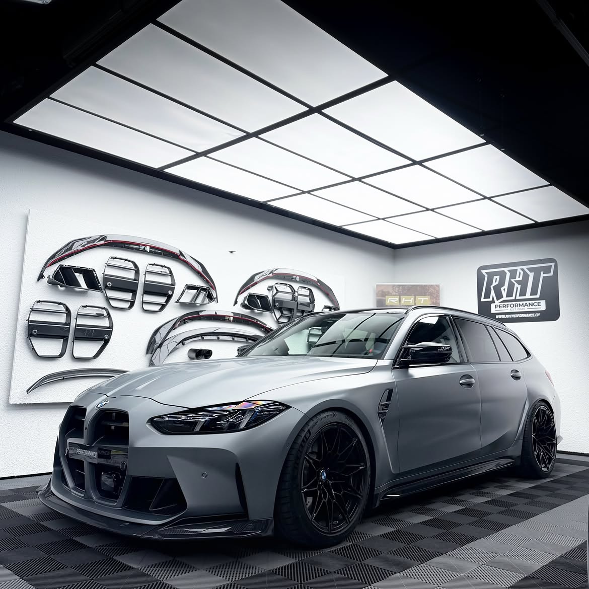 BMW M3/M4 G8X Dry Carbon Front Splitter – RHT V3