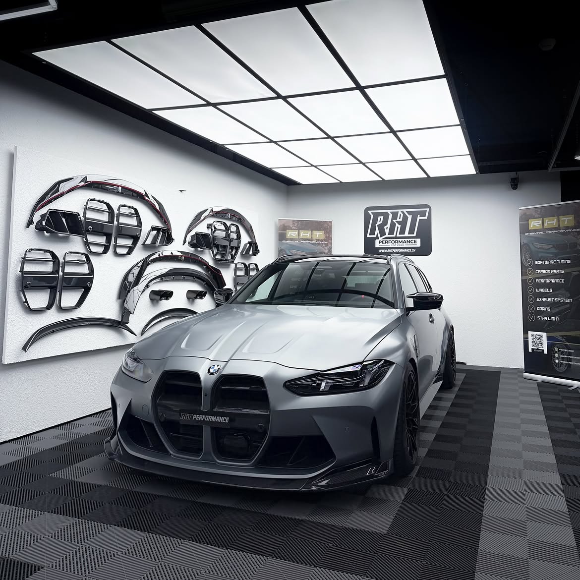 BMW M3/M4 G8X Dry Carbon Front Splitter – RHT V3
