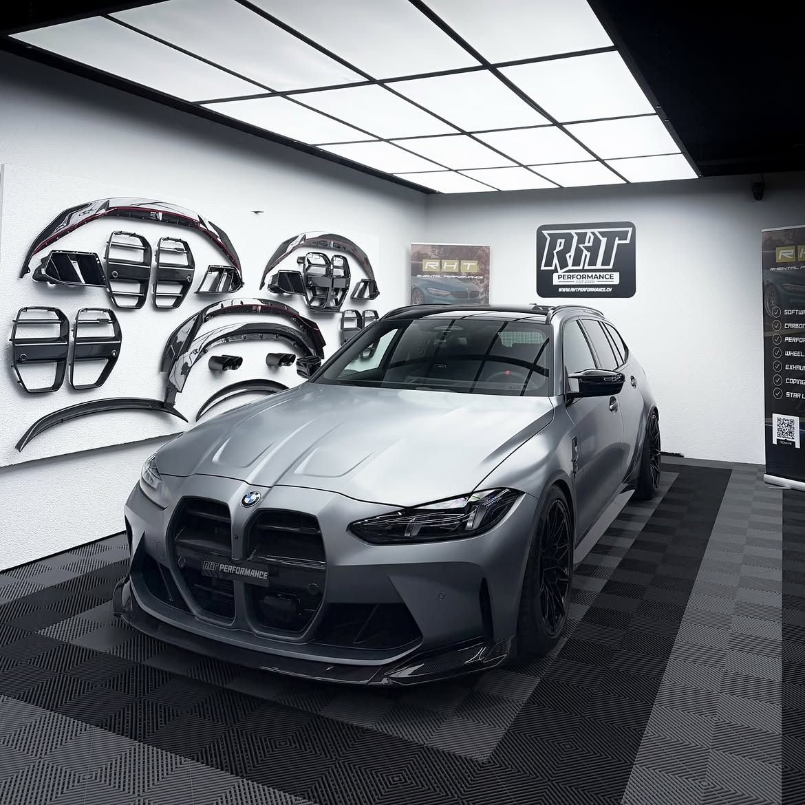 BMW M3/M4 G8X Dry Carbon Front Splitter – RHT V3