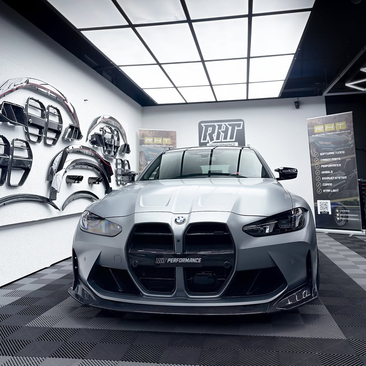 BMW M3/M4 G8X Dry Carbon Front Splitter – RHT V3