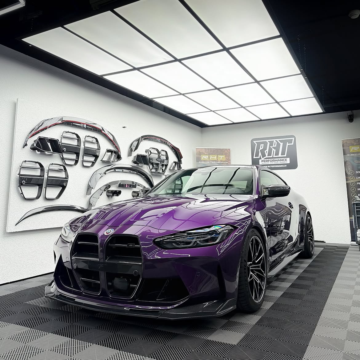 BMW M3/M4 G8X VR1 Dry Carbon Frontsplitter – 3-teilig