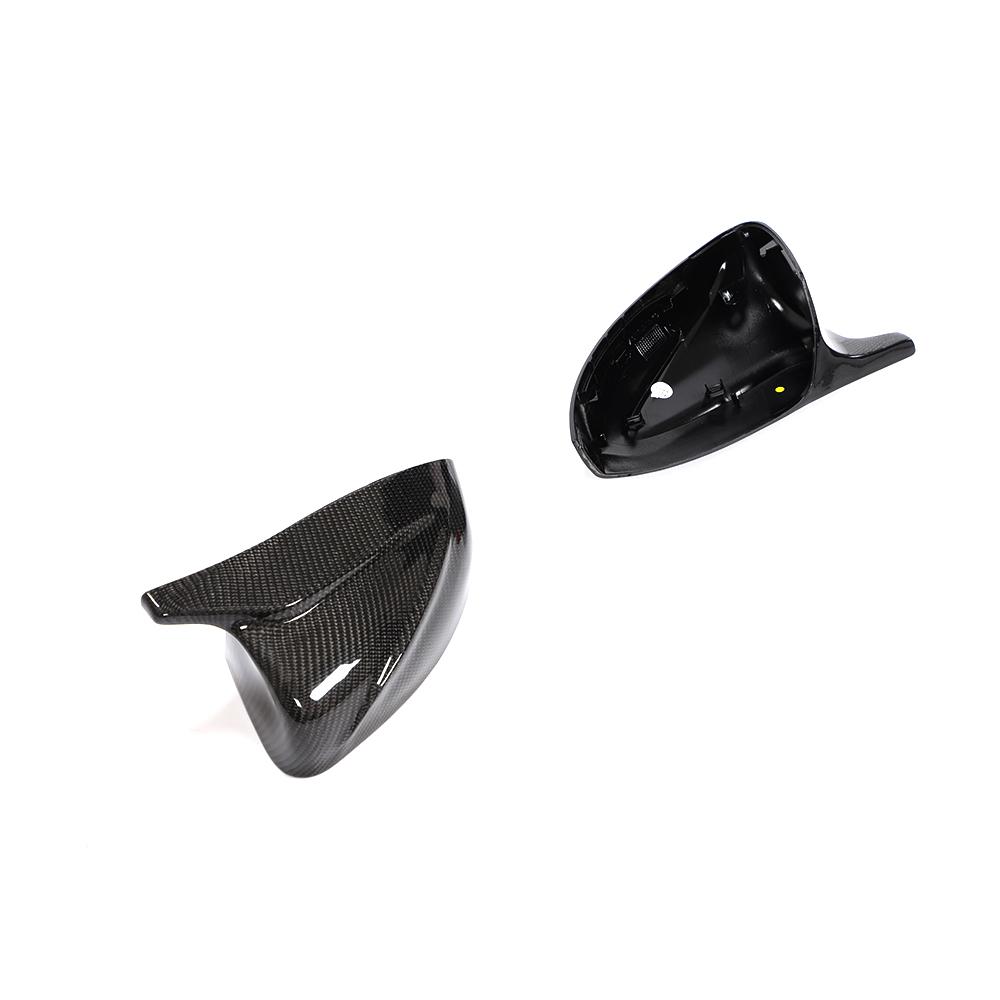 AUDI A3 S3 RS3 8V CARBON FIBRE MIRROR COVERS V2 - WITHOUT LANE ASSIST-Accessories-CT CARBON-CT Carbon - High-quality carbon fiber and gloss black aerodynamic parts for premium sports and luxury vehicles.