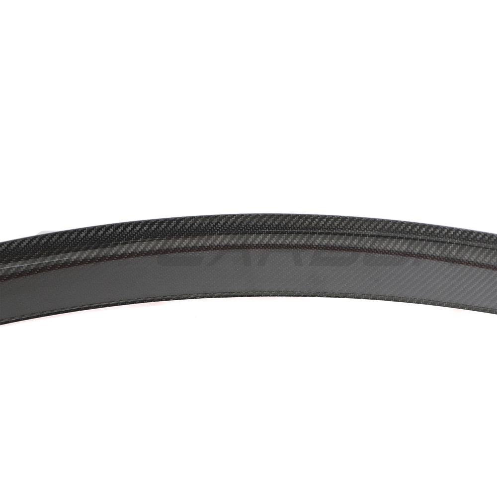 TESLA MODEL 3 2023+ CARBON FIBRE SPOILER - V2-Spoiler-CT CARBON-CT Carbon - High-quality carbon fiber and gloss black aerodynamic parts for premium sports and luxury vehicles.