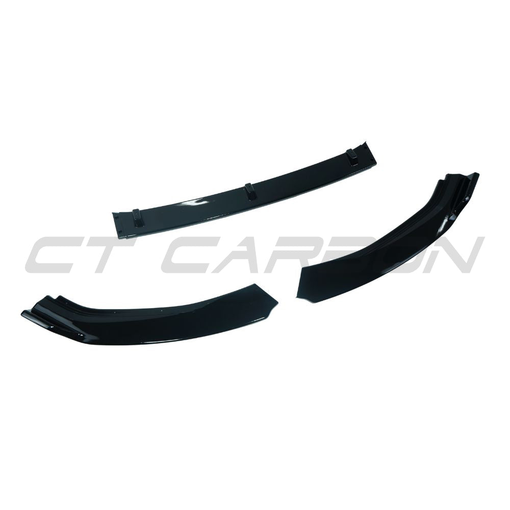 VOLKSWAGEN GOLF MK7 GLOSS BLACK SPLITTER-Splitter-BLAK BY CT-CT Carbon - High-quality carbon fiber and gloss black aerodynamic parts for premium sports and luxury vehicles.