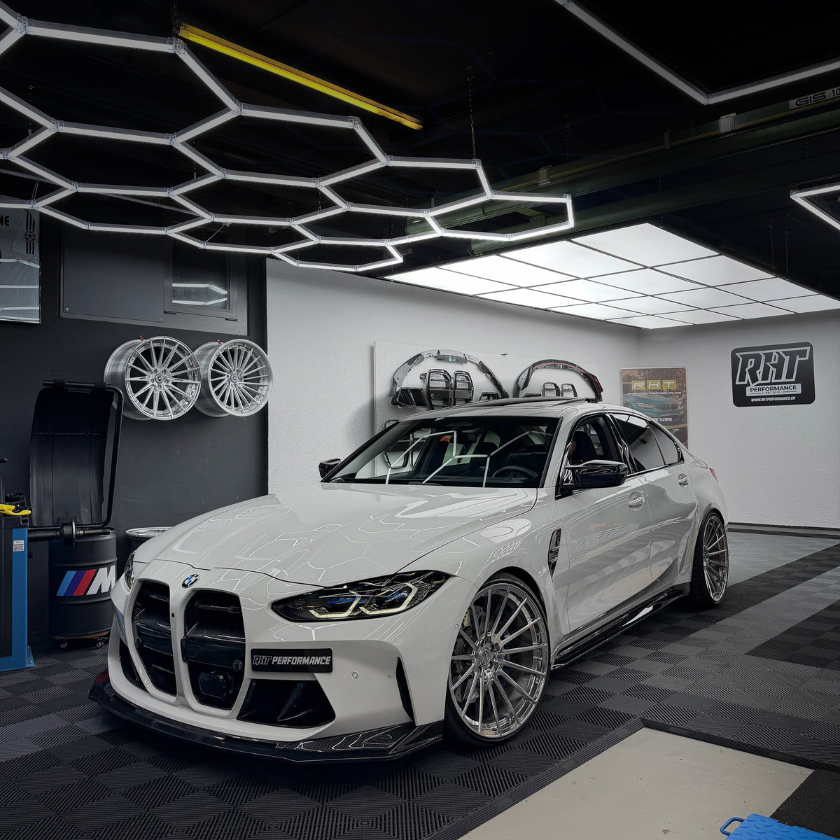BMW M3/M4 G8X VR2 Dry Carbon Frontsplitter – Einteilig
