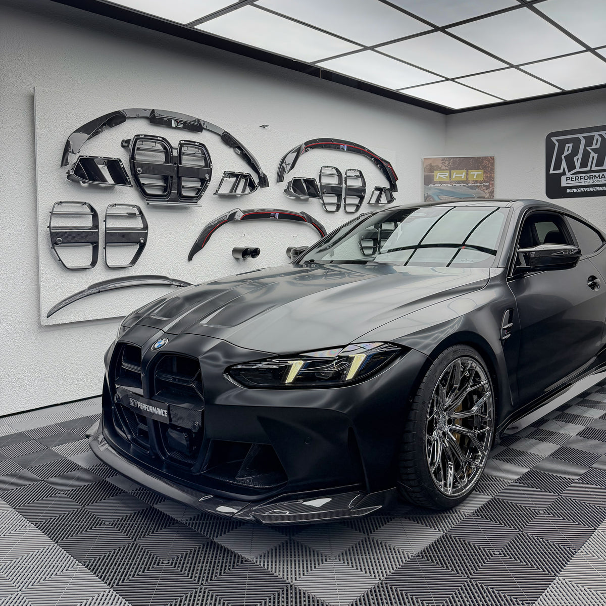 BMW M3/M4 G8X Dry Carbon Front Splitter – RHT V3