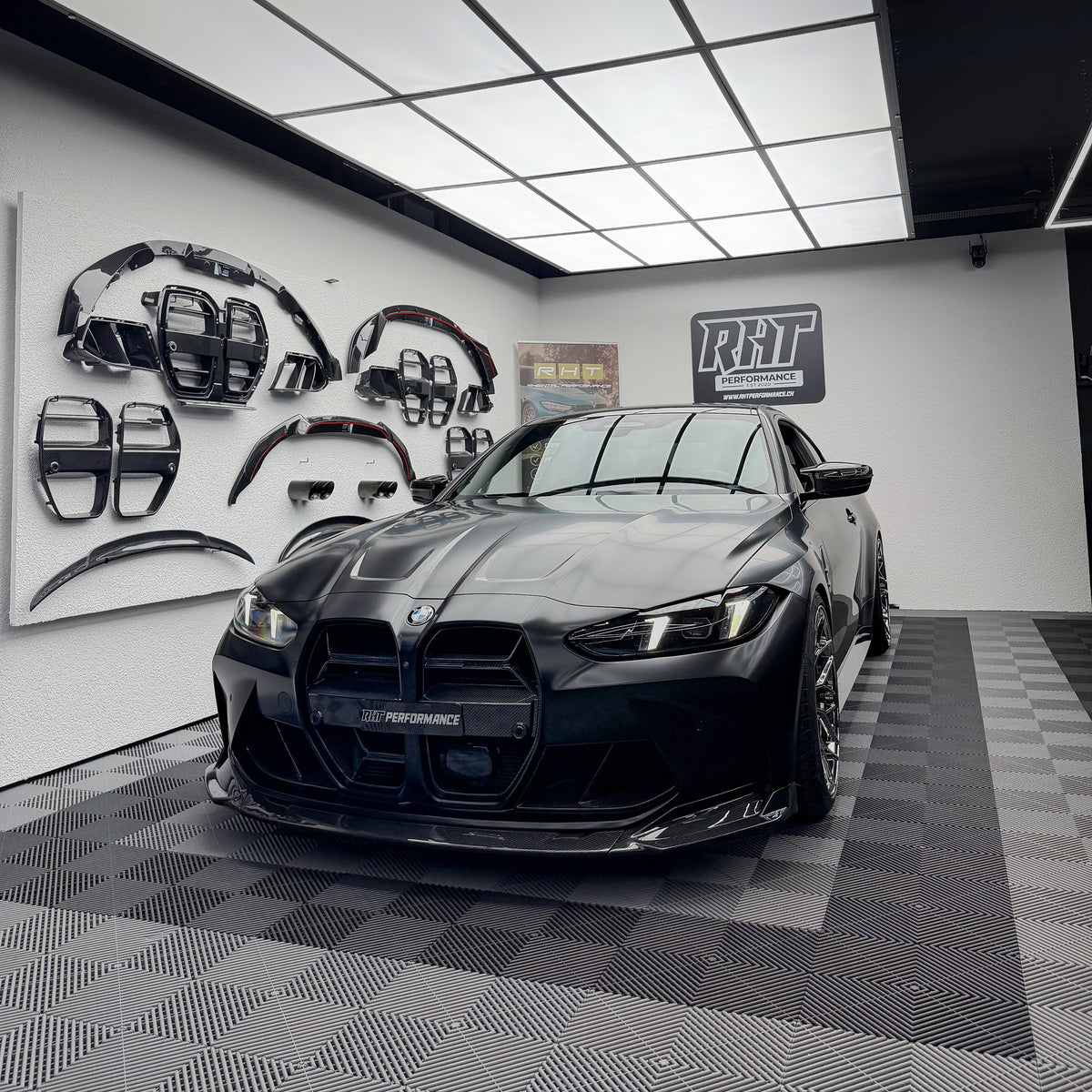 BMW M3/M4 G8X Dry Carbon Front Splitter – RHT V3
