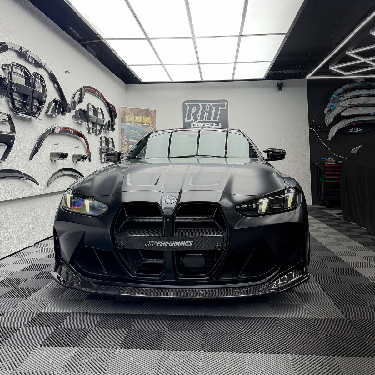 BMW M3/M4 G8X Dry Carbon Front Splitter – RHT V3