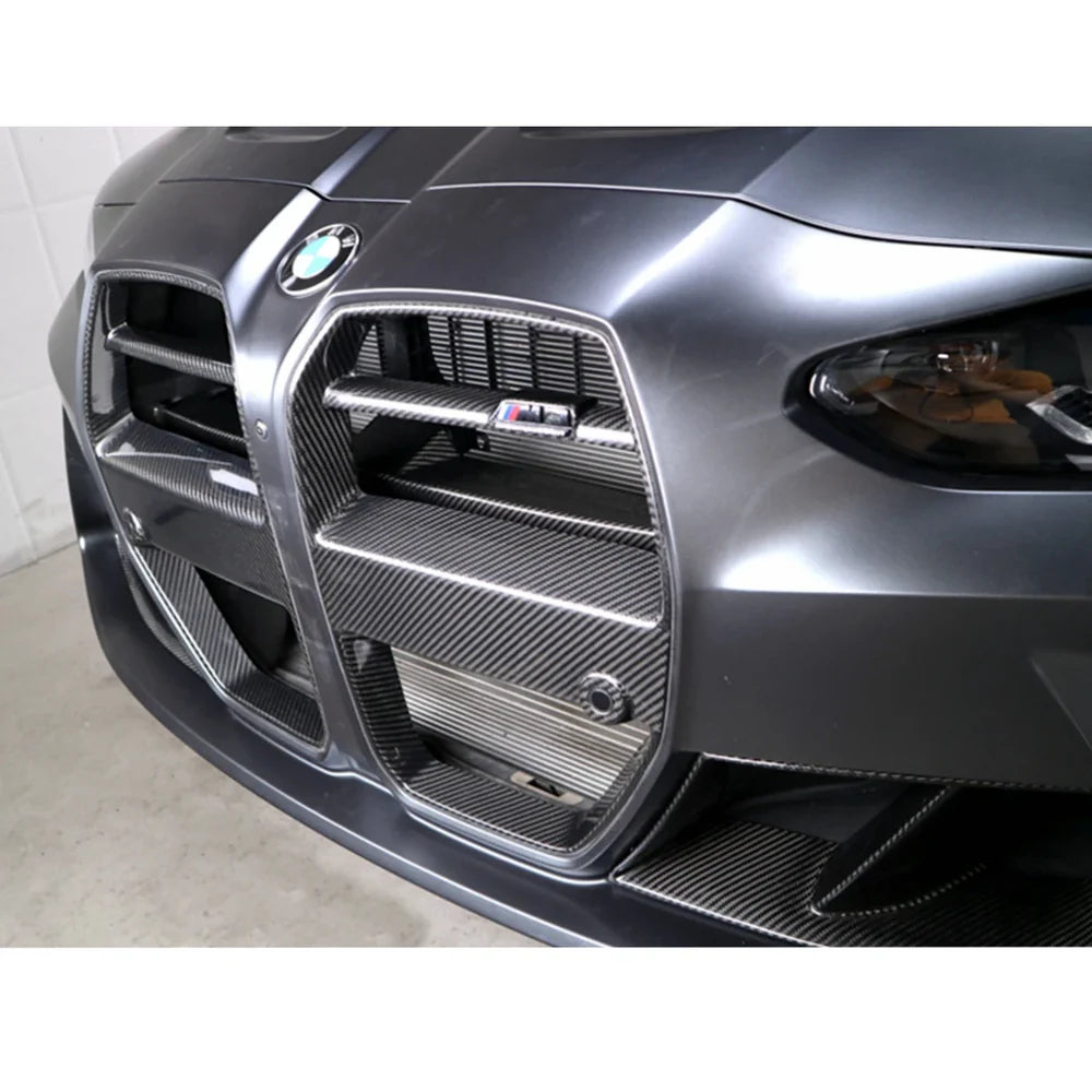 Frontschürze hintere Grillblende Dry Carbon - passend für BMW M3 G80 G81 M4 G82 G83