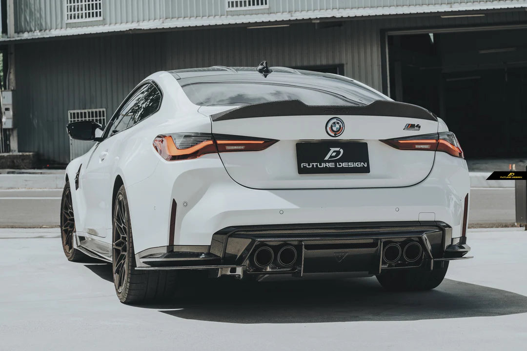 BMW M3/M4 FD RHT Carbon Fiber Rear Diffuser Set