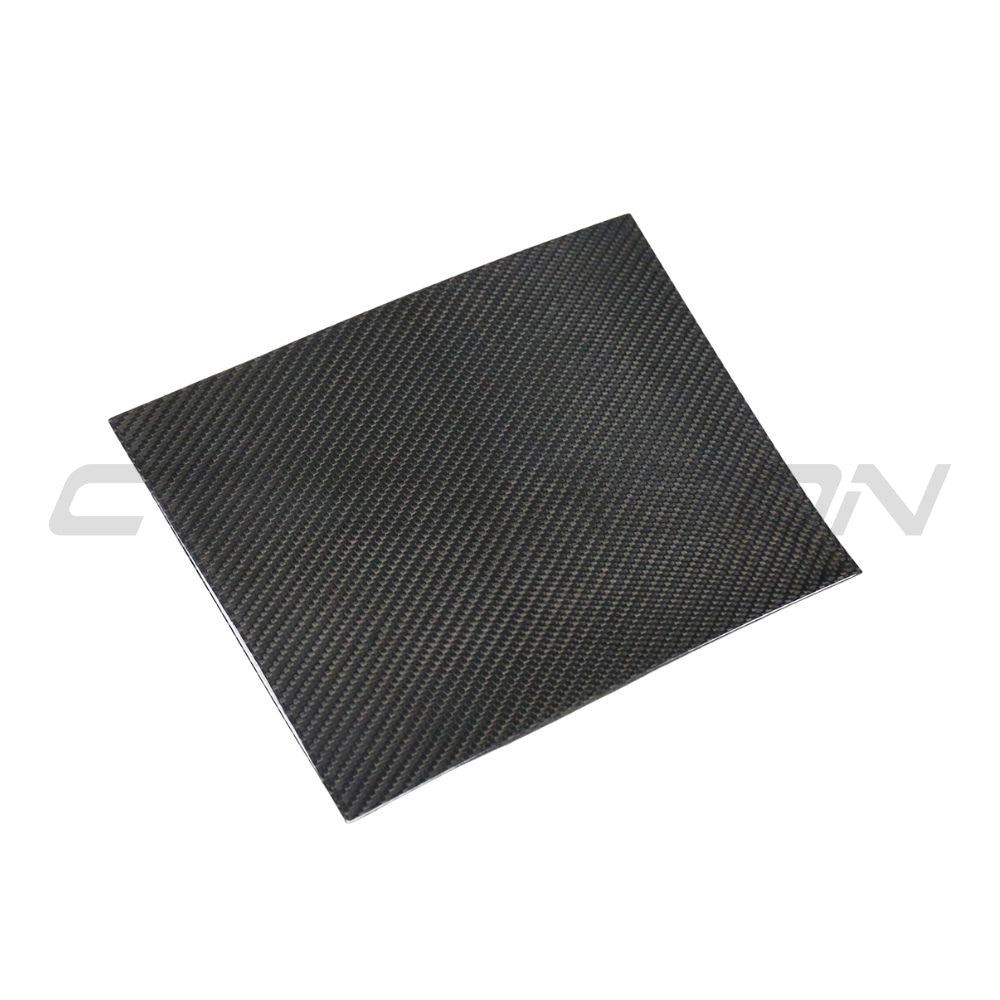 TESLA MODEL 3 2017-2023 CARBON FIBRE CENTRE CONSOLE ADD ON-Accessories-CT CARBON-CT Carbon - High-quality carbon fiber and gloss black aerodynamic parts for premium sports and luxury vehicles.