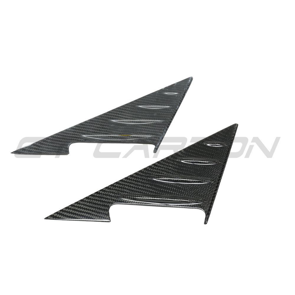 BMW M4 G82/G83 CARBON FIBRE MIRROR PILLAR TRIM-Accessories-CT CARBON-CT Carbon - High-quality carbon fiber and gloss black aerodynamic parts for premium sports and luxury vehicles.