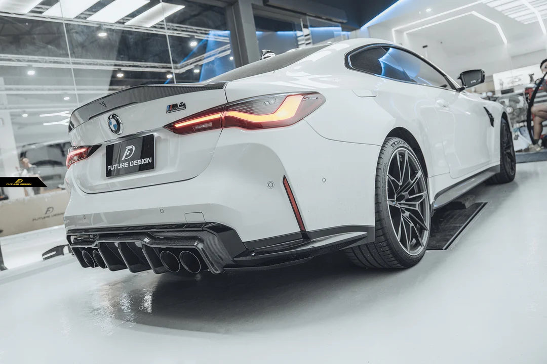BMW M3/M4 FD V1 RHT Carbon Fiber Rear Diffuser Set