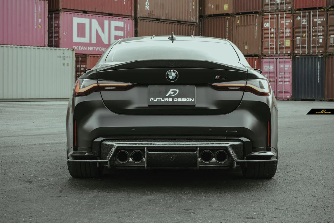 BMW M3/M4 FD RHT Carbon Fiber Rear Diffuser Set