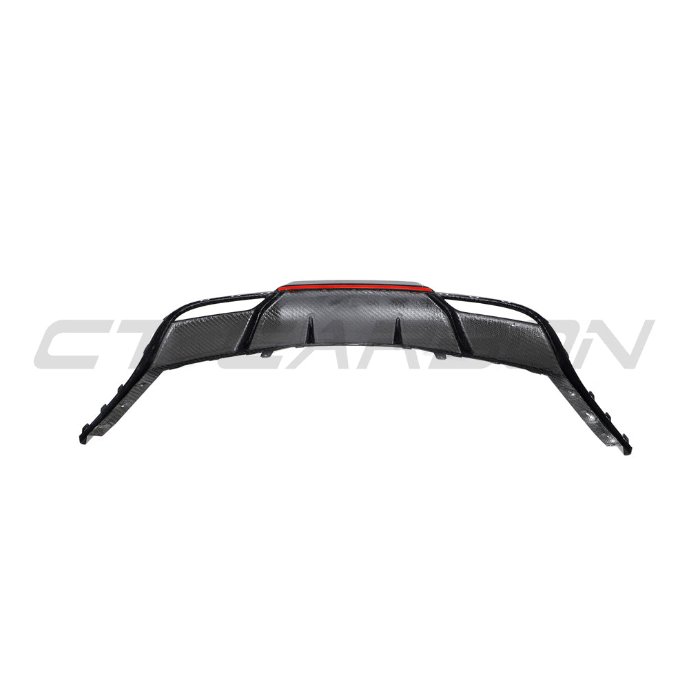 TESLA MODEL 3 2023+ CARBON FIBRE DIFFUSER - V1-Diffuser-CT CARBON-CT Carbon - High-quality carbon fiber and gloss black aerodynamic parts for premium sports and luxury vehicles.