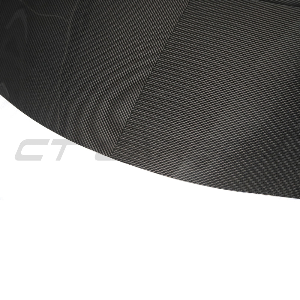 TOYOTA SUPRA 2019+ A90 CARBON FIBRE FRONT HOOD/BONNET-Bonnet-CT CARBON-CT Carbon - High-quality carbon fiber and gloss black aerodynamic parts for premium sports and luxury vehicles.