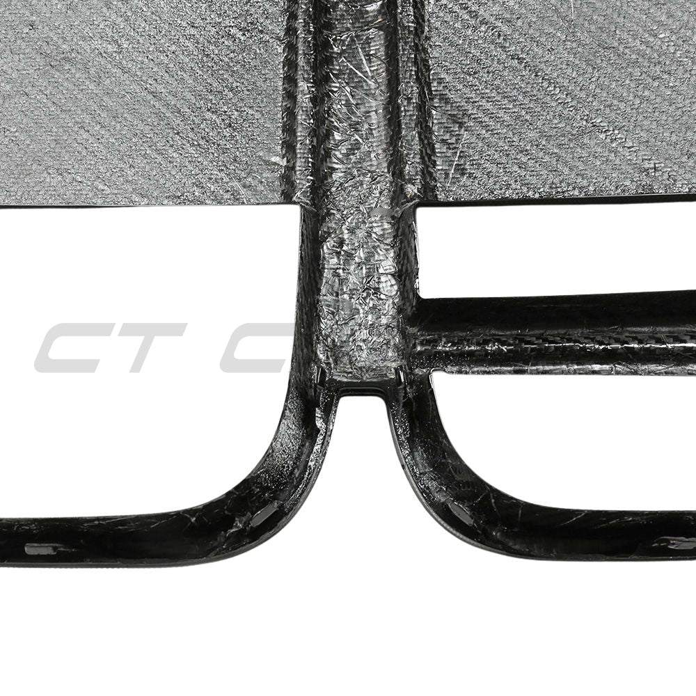 BMW 4 SERIES 2020+ G22/G23 CARBON FIBRE CSL GRILLE - WITH ACC-Grille-CT CARBON-CT Carbon - High-quality carbon fiber and gloss black aerodynamic parts for premium sports and luxury vehicles.