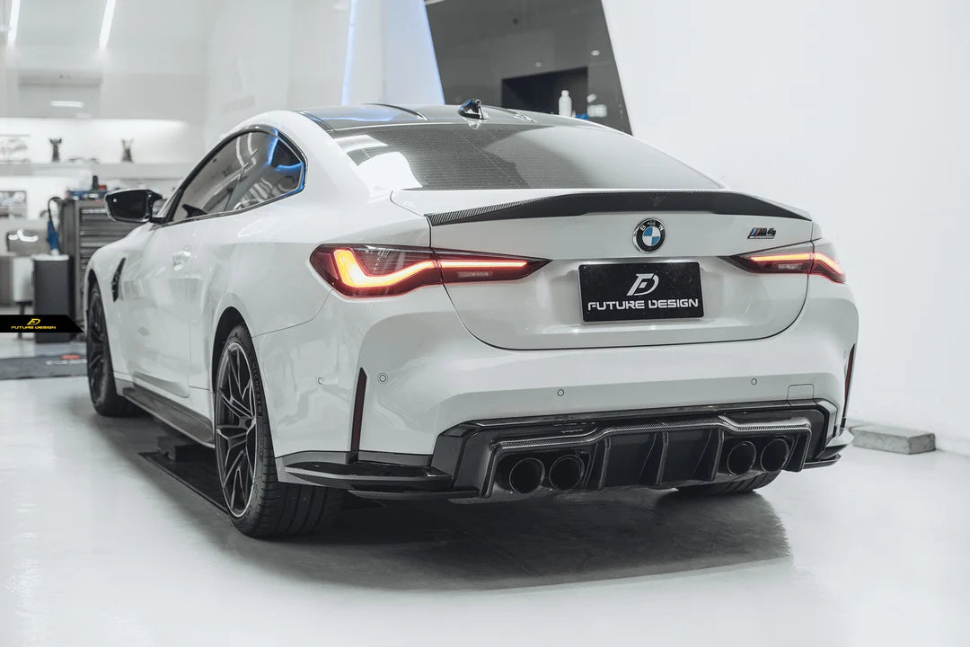 BMW M3/M4 FD V1 RHT Carbon Fiber Rear Diffuser Set