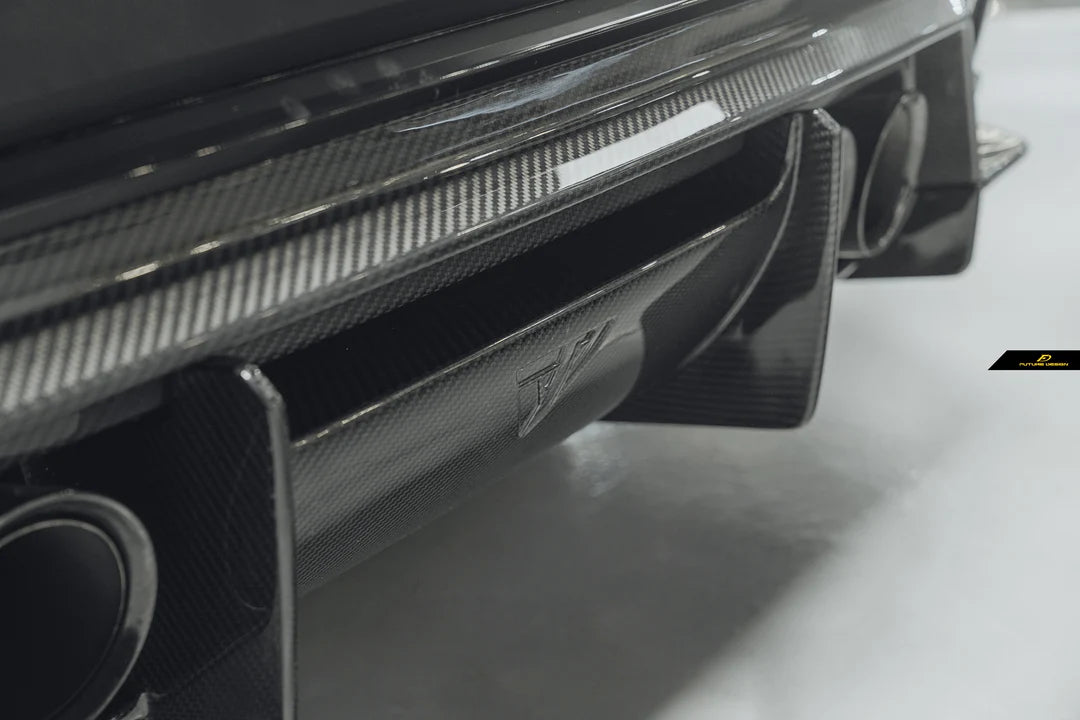 BMW M3/M4 FD RHT Carbon Fiber Rear Diffuser Set