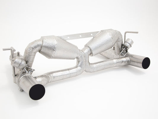 Aulitzky Exhaust | Race Abgasanlage 3" (76mm) mit Klappensteuerung | passend für Ferrari F8 Tributo/Spider 721PS | Motorsportartikel