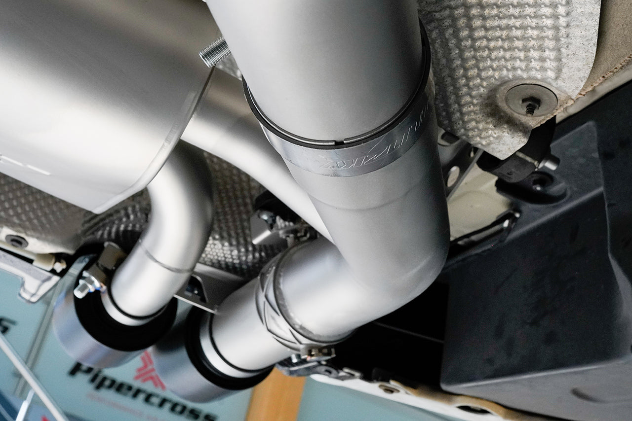 ECE Klappenabgasanlage 3&quot; (76mm) ab Kat/OPF | passend für BMW M3/M4 inkl. Competition/CS (F80/F82/F83) S55