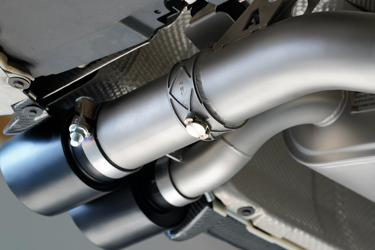 ECE Klappenabgasanlage 3&quot; (76mm) ab Kat/OPF | passend für BMW M3/M4 inkl. Competition/CS (F80/F82/F83) S55