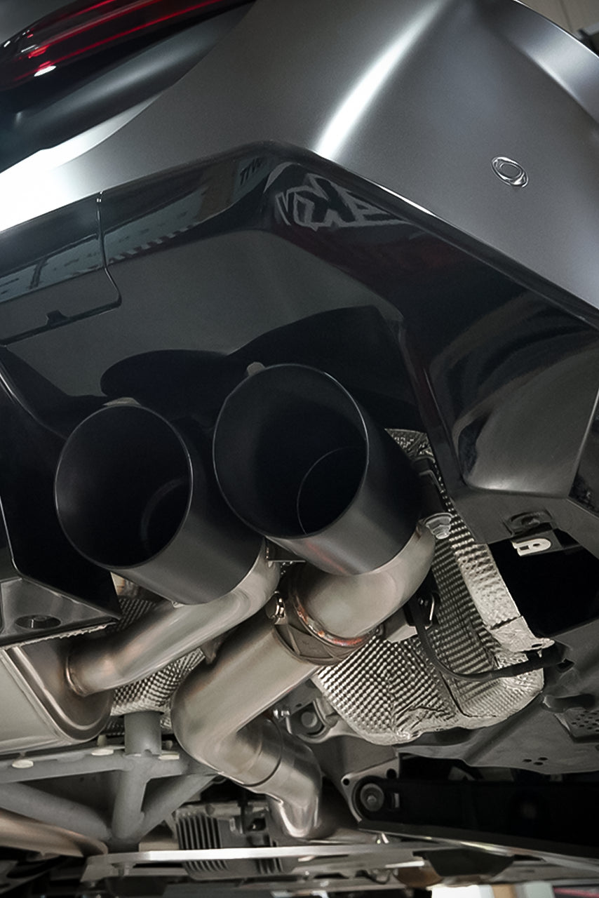 ECE Abgasanlage ab Kat/OPF mit Klappensteuerung | passend für BMW M5 (G90/G99) 727PS S68