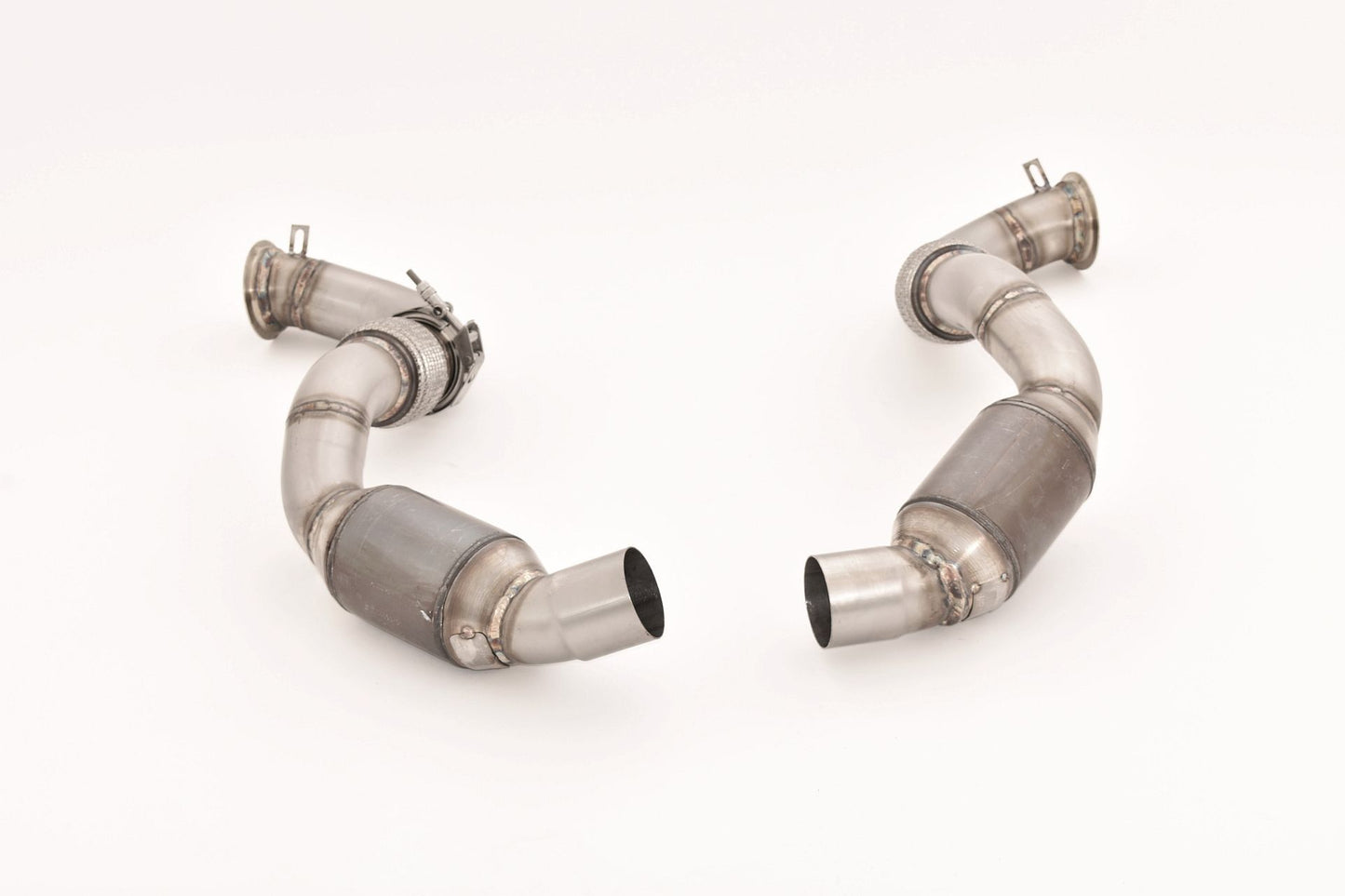 Downpipe 3&quot; (76mm) mit Sport-Kat | passend für BMW M5 (F90) 600PS S63 | Motorsportartikel