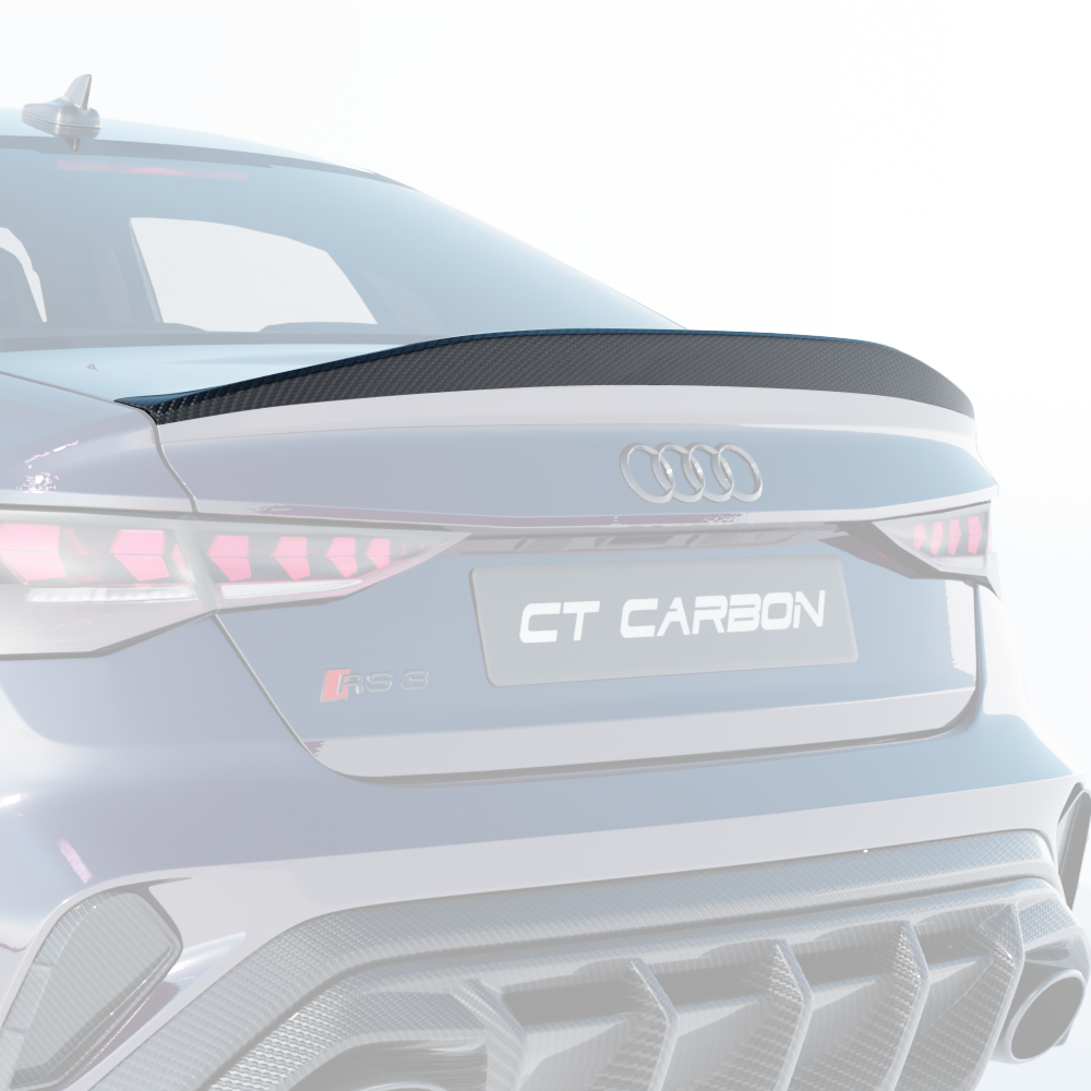 AUDI A3/S3/RS3 8Y 2022+ SALOON CARBON FIBRE SPOILER - CT DESIGN V2