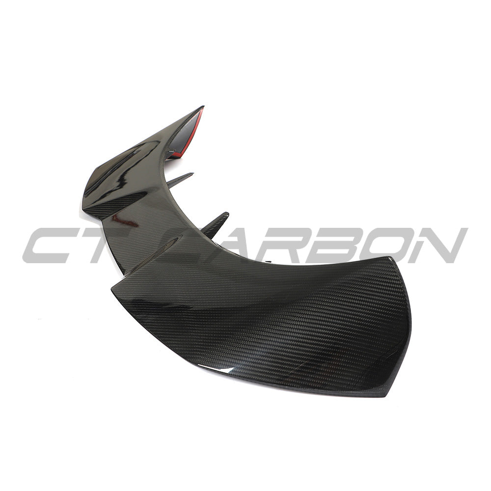 AUDI A3/S3/RS3 8Y 2022+ SPORTBACK CARBON FIBRE SPOILER - CT DESIGN-Spoiler-CT CARBON-CT Carbon - High-quality carbon fiber and gloss black aerodynamic parts for premium sports and luxury vehicles.